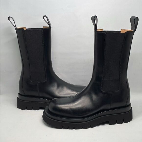 Bottega Veneta Lug Sole Leather Chelsea Boots size 40 - Picture 9 of 16